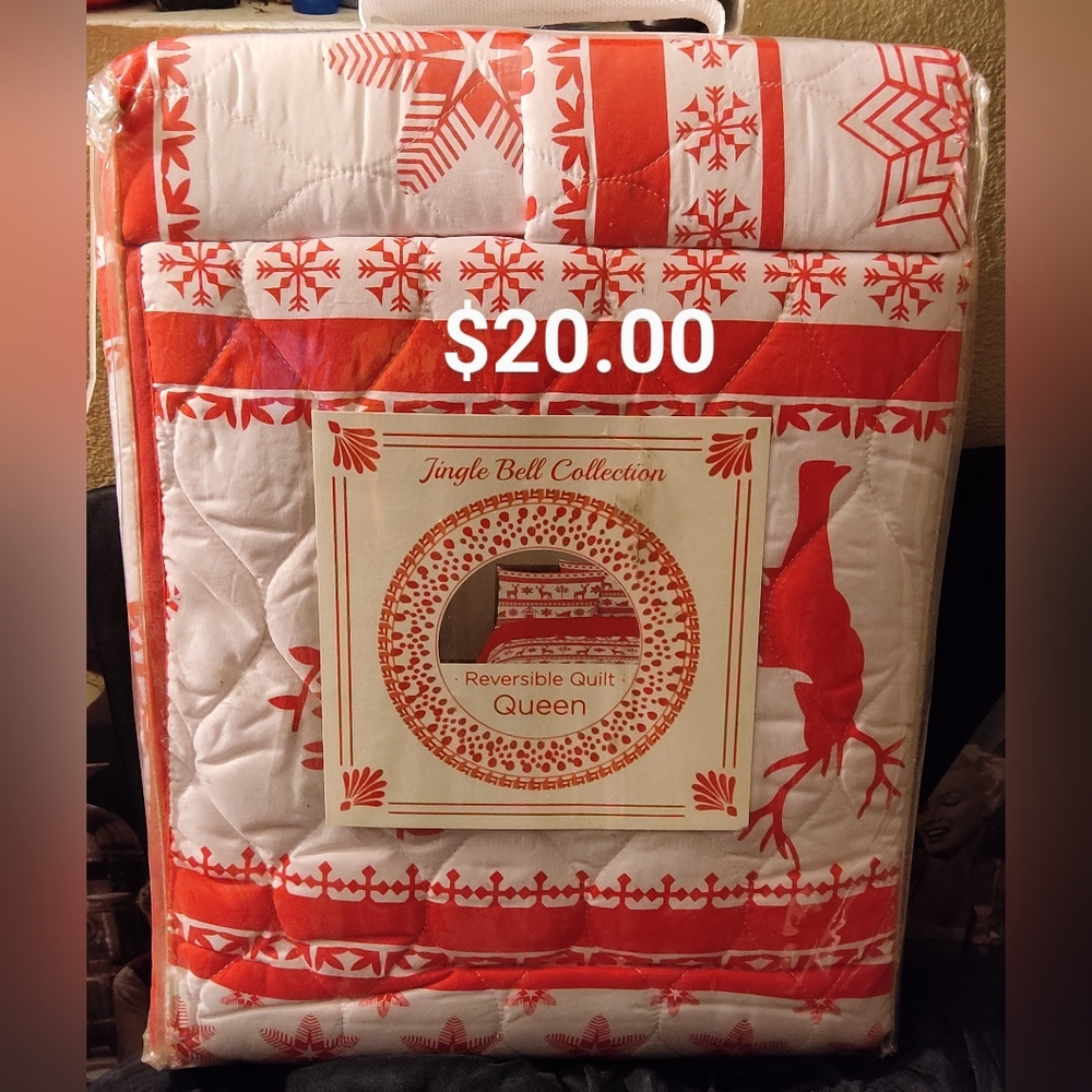 Queen size  Christmas Quilt